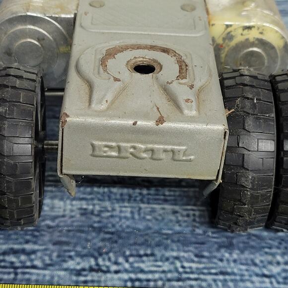 Vtg Ertl transtar Pressed Steel International cabover single axle semi white - Picture 7 of 8